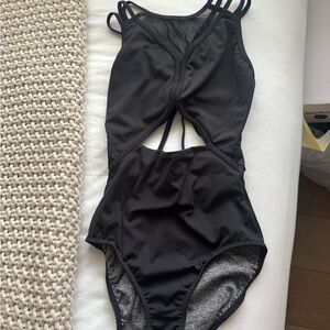 Fivedancewear Black Leotard